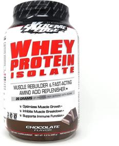 img 4 attached to 🍫 Белок из серии Bluebonnet Nutrition Extreme Edge на основе сывороточного протеина изолята - 2 фунта, шоколадный вкус: высокое содержание протеина, без сахара, не-ГМО, без глютена.