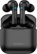 🎧 top-of-the-line digdiy wireless earbuds with upgraded anc & bluetooth 5.2 - enjoy immersive sound and clear calls with 40h battery and wireless charging case logo