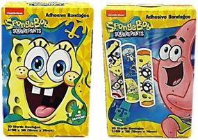 img 1 attached to Spongebob Squarepants Adhesive Bandages Assorted