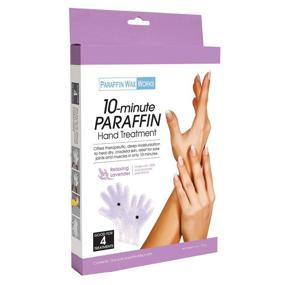 img 4 attached to 🧤 Оживите свои руки с помощью парафиновой обработки Paraffin Wax Works длительностью 10 минут - Расслабляющие лавандовые спа-перчатки