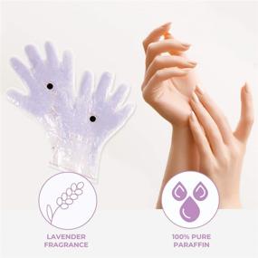 img 1 attached to 🧤 Revitalize Your Hands with Paraffin Wax Works 10-Minute Hand Treatment - Relaxing Lavender Spa Gloves