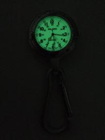 img 1 attached to Shine Bright with Our Glow in The Dark Unisex Belt Fob Watch Featuring Silver Clasp