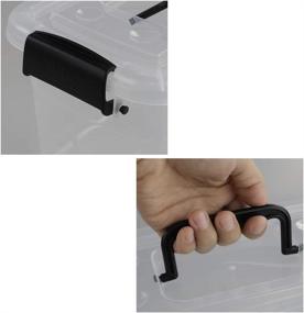 img 3 attached to Begale 6 Pack Plastic Storage Latching