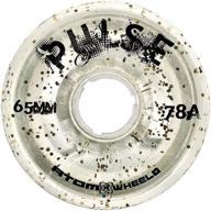 pulse glitter outdoor roller wheels logo