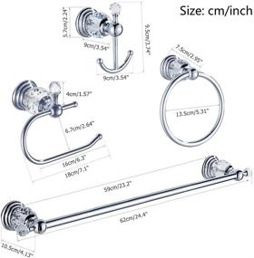 img 3 attached to WOLIBEER Аксессуары для ванной комнаты Polished