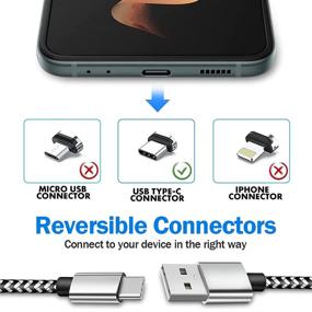 img 1 attached to 2-парная зарядная USB Type C кабельная линия длиной 6 футов для планшетов Samsung Tab A 10.1(2019), 10.5(2018), A7 10.4(2020), Tab S6/Lite S4 S3; планшетов Kindle Fire HD 10(9-е поколение), 8(10-е поколение); телефонов Galaxy A51 S9 S10E