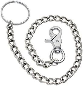 img 4 attached to Chrome Steel Wallet Chain Trigger