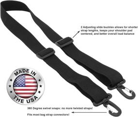 img 1 attached to Shoulder Luggage Travel Accessories: Hardware Replacement and Straps for Enhanced Travel Experience