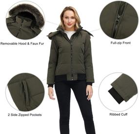 img 1 attached to Royal Matrix Womens Jackets Thickened Women's Clothing