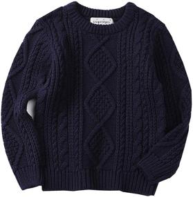 img 1 attached to Moru Toddler Winter Pullover Sweaters Boys' Clothing and Sweaters