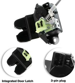 img 3 attached to 🔒 High-Quality Tailgate Trunk Latch Lock Actuator | Compatible with Kia Optima 2016-2019 | Rear Trunk, Part No: 81230-D4000