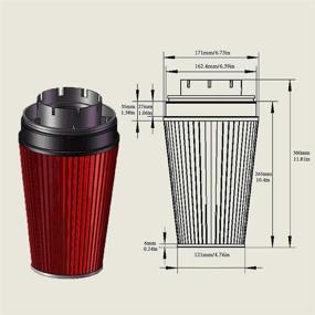 img 1 attached to 🚗 Inches Performance Intake for Chevrolet - MooSun Replacement Parts