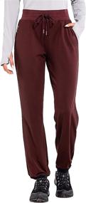img 4 attached to BALEAF Sweatpants Thermal Stretch Elastic Outdoor Recreation