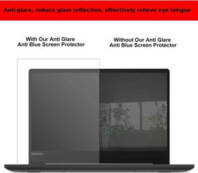 img 1 attached to Protect Your Eyes: 11.6'' Lenovo Chromebook C330 Anti Blue Light Screen Protector - 2 Pack