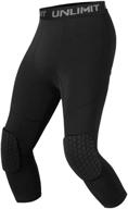 unlimit youth basketball pants compression logo