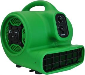 img 4 attached to 🌬️ Green XPOWER P-430AT Medium Air Mover Utility Blower Fan with Integrated Power Outlets