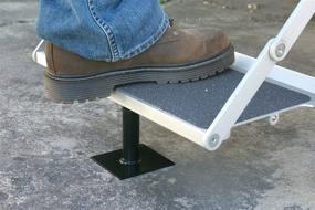 img 1 attached to 🔧 Camco Save-A-Step Brace: Stabilize & Protect RV Steps (7-5/8"-14")