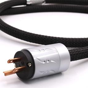 img 3 attached to 🔌 Viborg MBU1501 High Fidelity Power Cable | Hi-End US Type AC Audio Power Cord