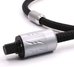 img 1 attached to 🔌 Viborg MBU1501 High Fidelity Power Cable | Hi-End US Type AC Audio Power Cord