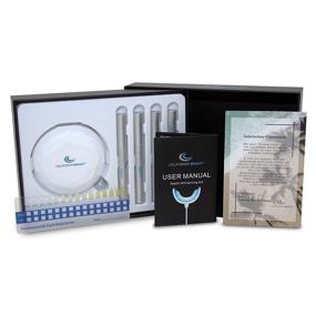 img 3 attached to 🦷 Enhanced California Teeth Whitening Kit: Bright Smart Home Solution with 16X LED Light Mouthpiece, 4 Gel Pens, Portable Case, Dental Shade Guide – Smartphone & USB Compatible