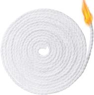 🕯️ 6.56 feet replacement braided round candle wick for oil lamps and candles - diy handmade candle making supplies (2.6 mm/ 0.1 inch) logo