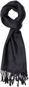 img 4 attached to Alice Blake Premium Pashmina 🧣 Scarf Shawl Wrap – Soft & Luxurious