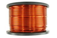 🔌 temco 10 awg copper magnet wire: high-quality 5lb coil - 157 ft - 200°c magnetic coil winding логотип