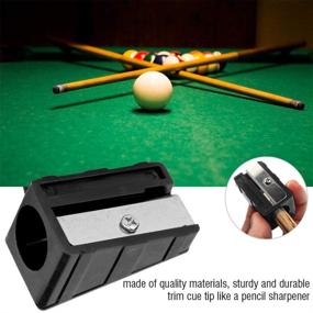 img 2 attached to Enhance Your Billiards Game with VGEBY 3Pcs Pool Cue Tip Shaper Tool: Portable Trimmer, Shaper & Repair Accessory!