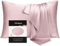 👶 atreebag silk toddler kids pillowcase - гипоаллергенный, мягкий и гладкий детский наволочка - подходит для подушек 13x8 и 12x16 - польза для кожи и волос для мальчиков и девочек - подарочная коробка включена (светло-сливовый, 1 шт, 13"x18") логотип