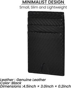 img 3 attached to 👔 Upgrade to Jajmo Legacy Leather Card Holder - Essential Men's Accessories and Wallets, Card Cases & Money Organizers