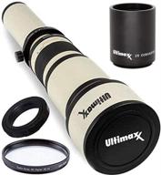 📷 ultimaxx 650-2600mm telephoto zoom lens set for nikon d7500, d500, d600, d610, d700, d750, d800, d810, d850, d3100, d3200, d3300, d3400, d5100, d5200, d5300, d5500 logo