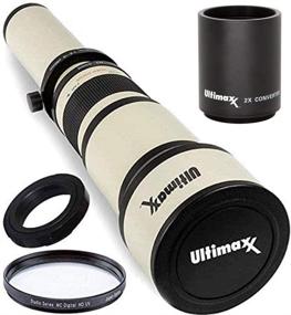 img 4 attached to 📷 Ultimaxx 650-2600mm Telephoto Zoom Lens Set for Nikon D7500, D500, D600, D610, D700, D750, D800, D810, D850, D3100, D3200, D3300, D3400, D5100, D5200, D5300, D5500