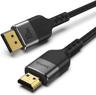 🔌 6ft industrial electrical displayport cable - unidirectional compatible & more логотип