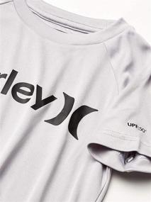 img 1 attached to 👕 Protective and Stylish: Hurley Boys Rash Guard Shirt for Boys' Clothing and Swim
