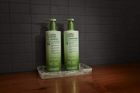 img 1 attached to 💦 GIOVANNI 2chic Ultra-Moist Shampoo - Hydrating Aloe Vera & Shea Butter Formula, Sulfate-Free, 24 Oz