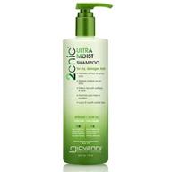 💦 giovanni 2chic ultra-moist shampoo - hydrating aloe vera & shea butter formula, sulfate-free, 24 oz logo