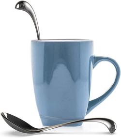 img 4 attached to 🍴 OTOTO Sweet Nessie Sugar Spoon - Stainless Steel Tea Spoons - 100% Food Grade & Dishwasher Safe - Silver Spoons for Tea & Coffee - Small Spoons