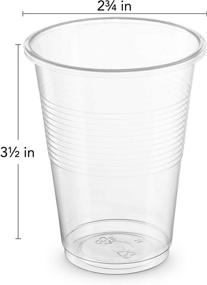 img 3 attached to 🥤 Clear Plastic Disposable Drinking Cups - Plasticpro 7 oz [200 count]