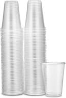 🥤 clear plastic disposable drinking cups - plasticpro 7 oz [200 count] logo