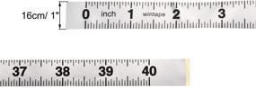 img 2 attached to Uxcell Adhesive Backed Measure Measuring Sewing for Sewing Notions & Supplies