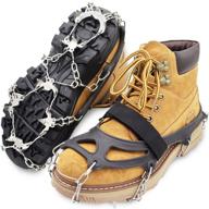 🏔️ mattisam heavy duty crampons: ultimate traction cleats for snow and ice hiking, stainless steel microspikes ice cleats for men and women climbing mountaineering logo