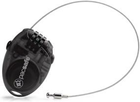 img 1 attached to 🔒 Pacsafe Retractasafe 100: Unisex Retractable Cable Lock for Enhanced Security