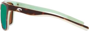 img 1 attached to 🕶️ Stylishly Chic: Costa Del Mar Women's Panga Square Sunglasses - Perfect for Sun Protection