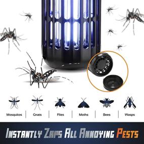 img 2 attached to 🪰 BugAZappa Bug Zapper Lantern: Ultimate Electric Bug, Fly & Mosquito Killer for Indoor & Outdoor Use