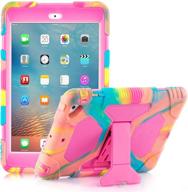 🍦 durable ipad mini case - shockproof drop resistance for ipad mini 1, 2, and 3 (ice cream/rose) logo