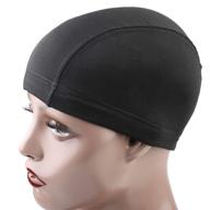 alileader making spandex stretch cap（black） logo