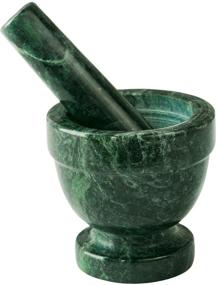 img 4 attached to Green Fox Run Marble Mortar & Pestle