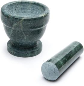 img 3 attached to Green Fox Run Marble Mortar & Pestle