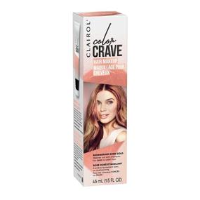 img 4 attached to 🌹 Clairol Color Crave Shimmering Rose Gold Temporary Hair Color Makeup - Enhance Your Hair, 1 Count