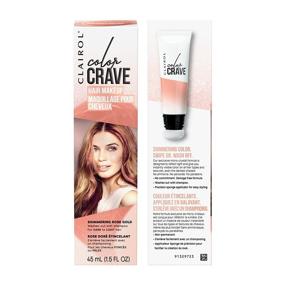 img 3 attached to 🌹 Clairol Color Crave Shimmering Rose Gold Temporary Hair Color Makeup - Enhance Your Hair, 1 Count